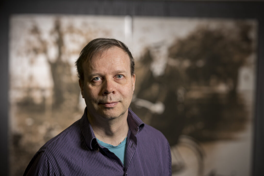 Photo of Juha Herkman, taken by Vesa-Matti Väärä